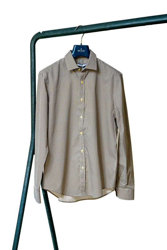 AT.P.CO light brown pattern shirt