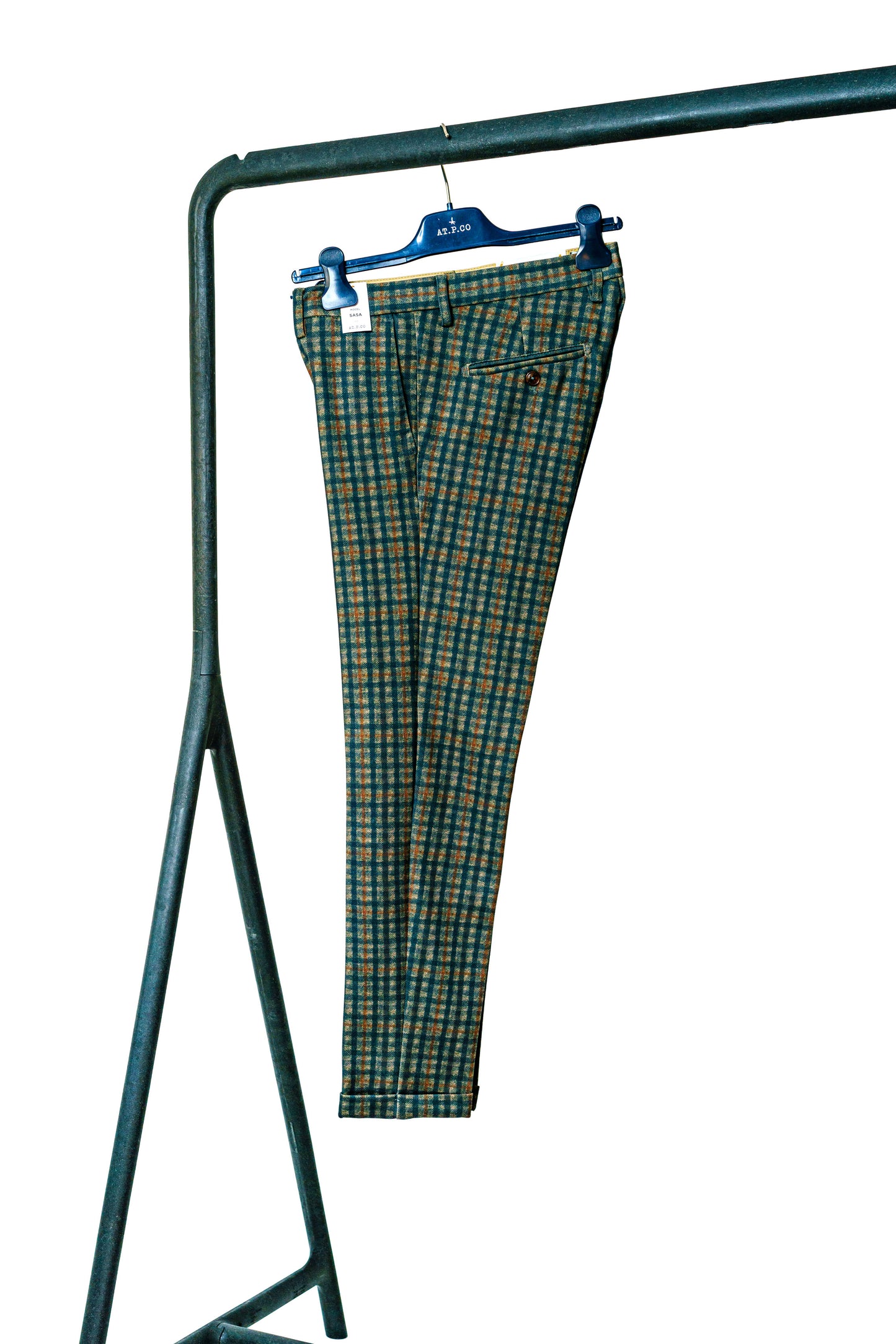 AT.P.CO green pattern trousers