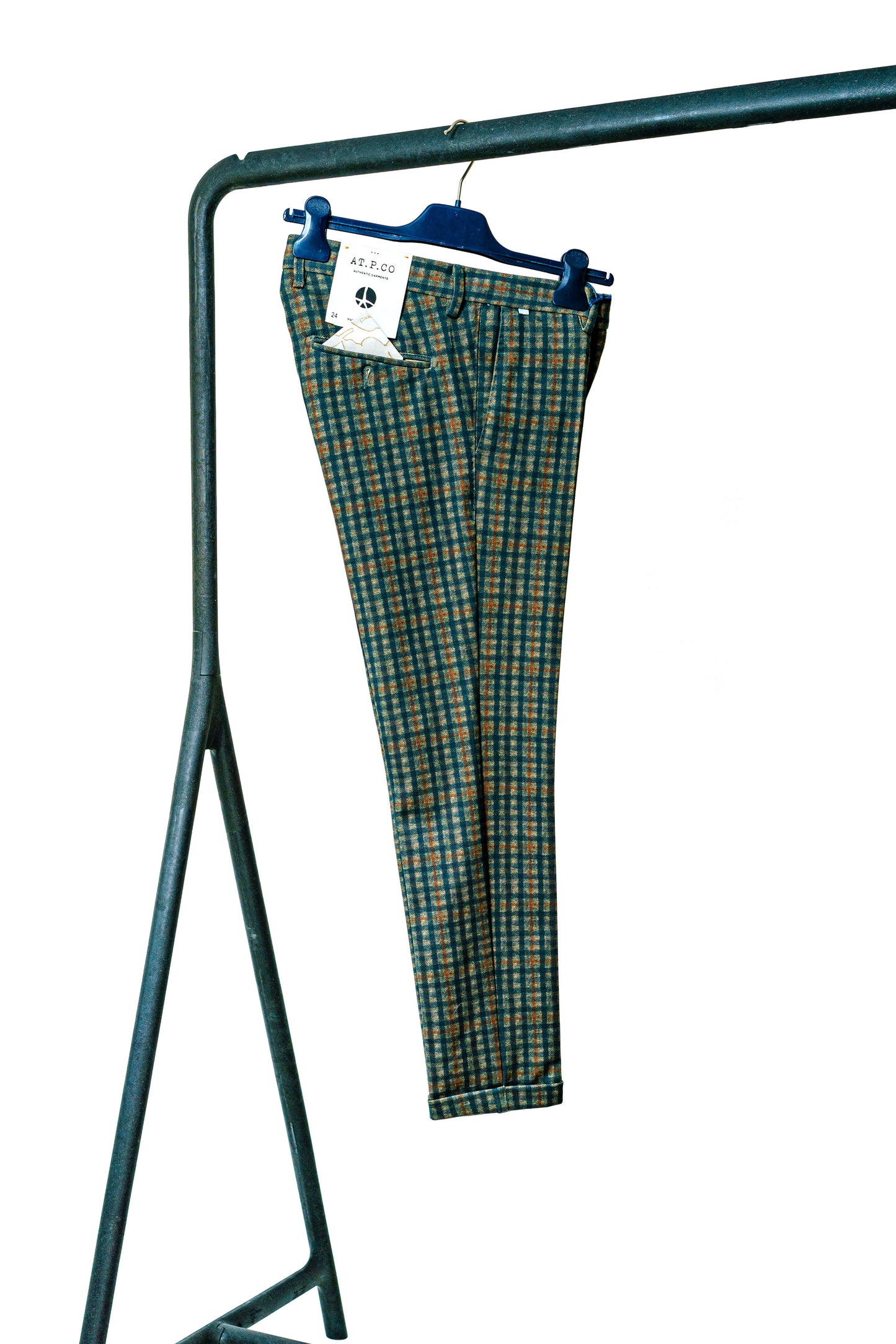 AT.P.CO green pattern trousers