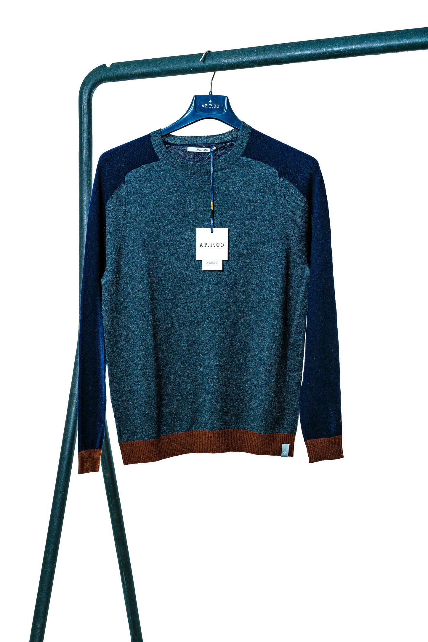 AT.P.CO grey wool sweater