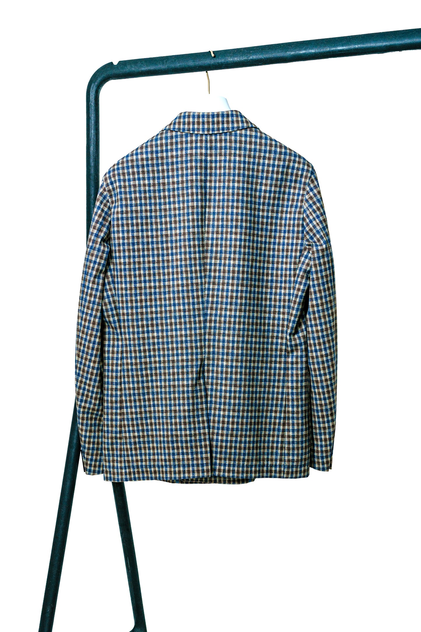 AT.P.CO blue plaid suit blazer