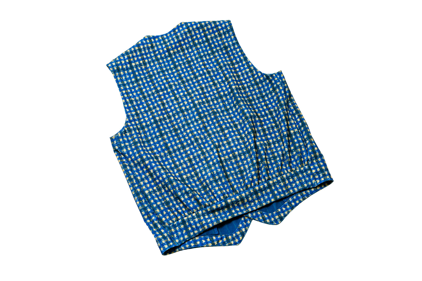 AT.P.CO blue plaid vest