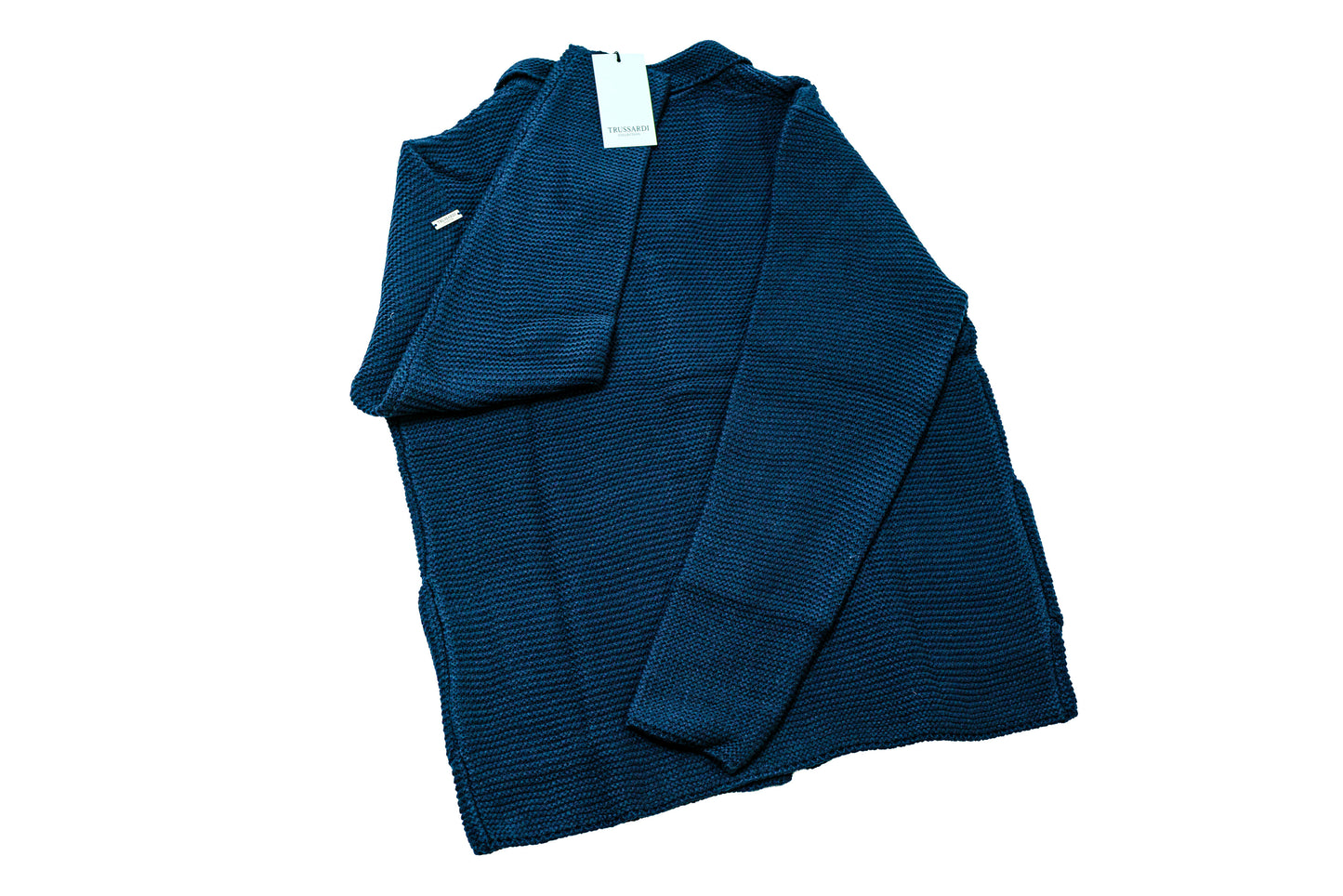 TRUSSARDI navy blue cardigan